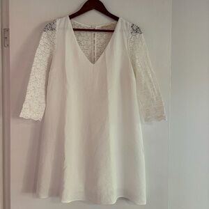 Sezane Axelle White Dress Size FR36/US4